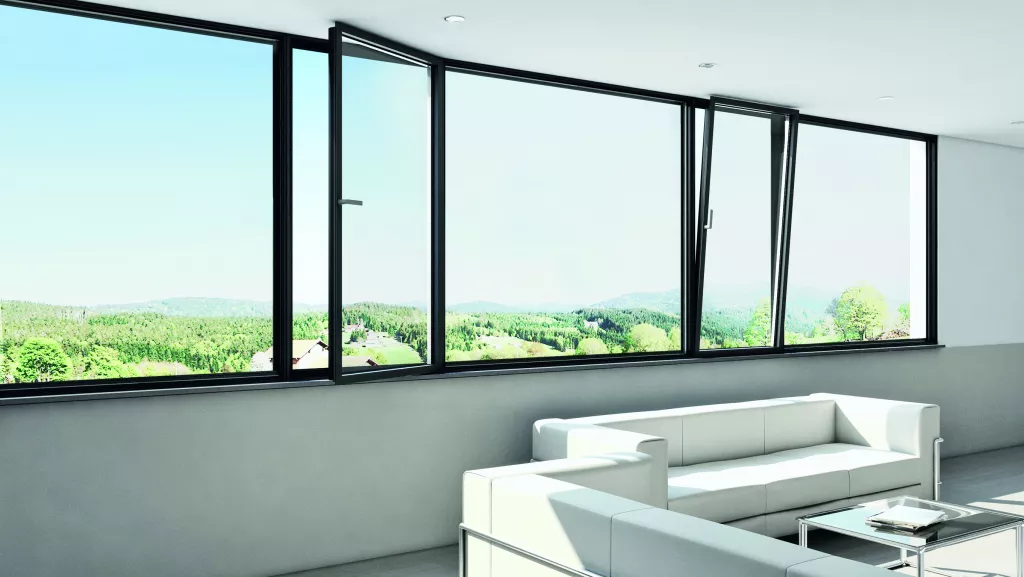 Алюминиевые окна Schuco для современной квартиры